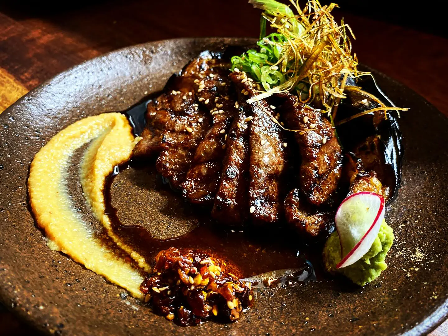 Japanese dishes at Izakaya Potts in Pottsville