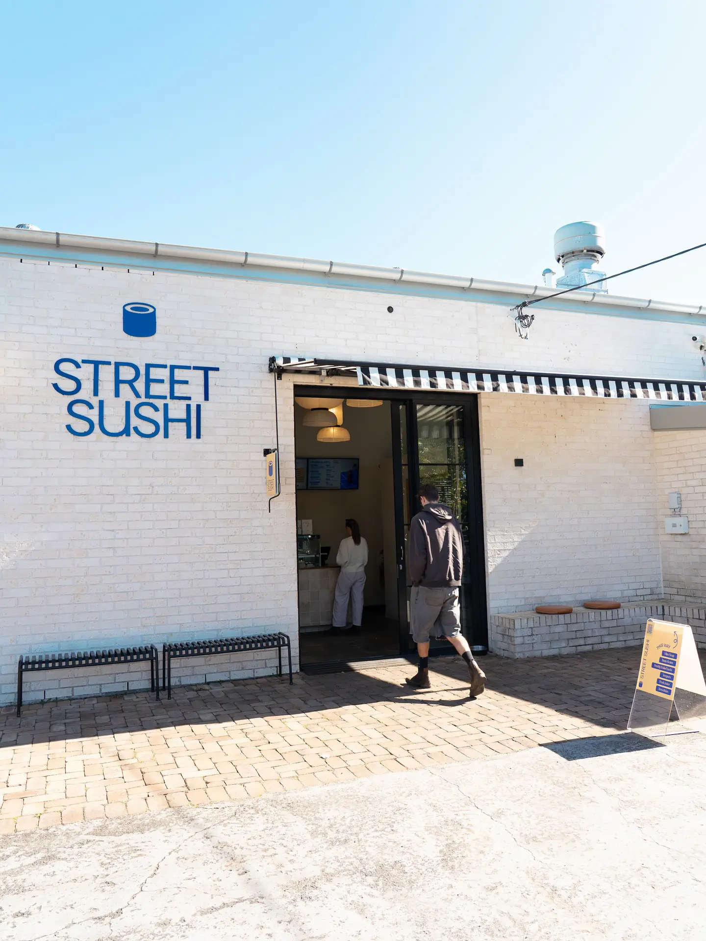 Street Sushi storefront and takeaway sushi in the Byron Bay region