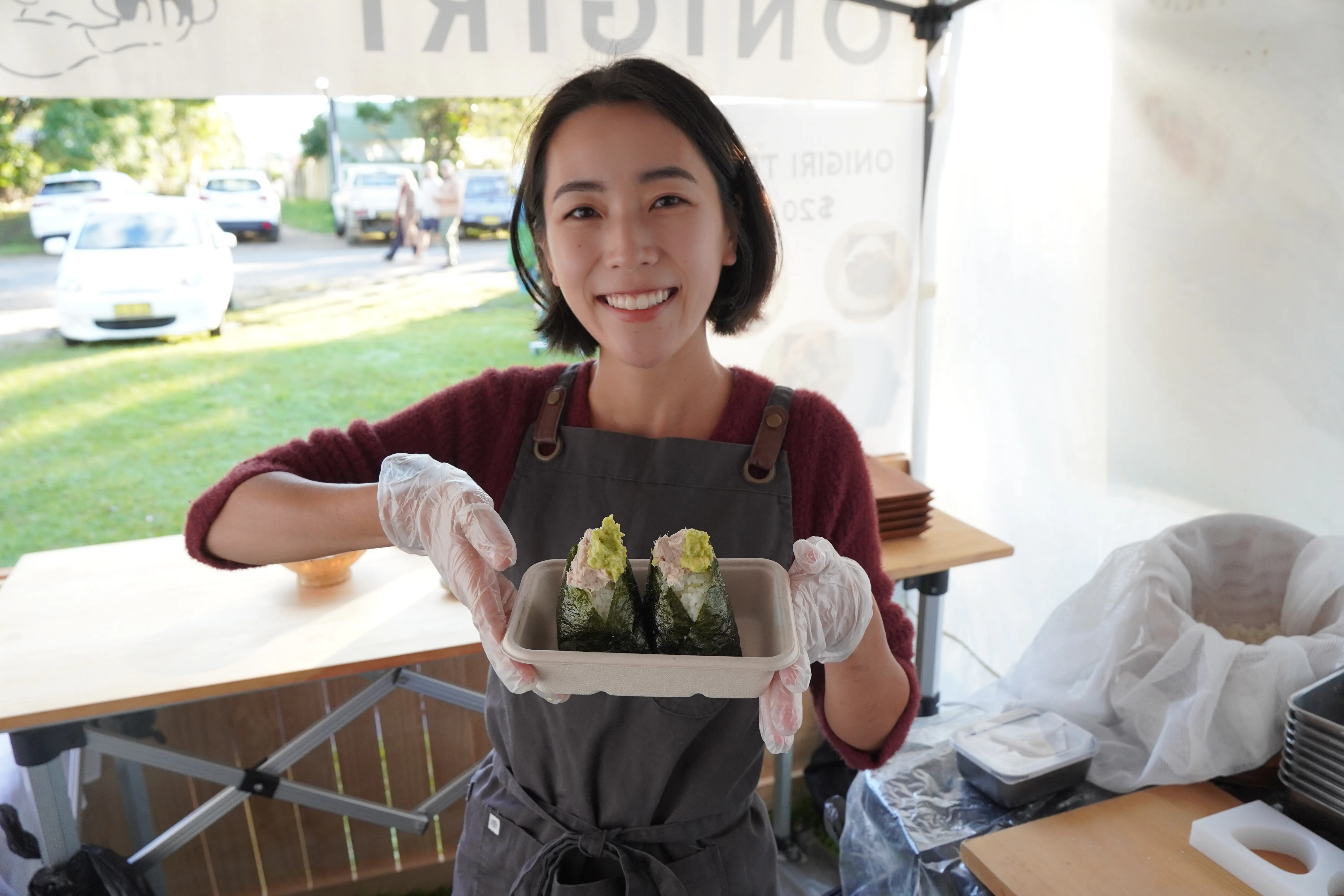 Pocket Rice market setup at Mullumbimby Community Markets in June 2026
